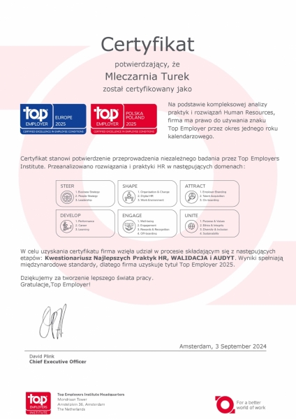 Jesteśmy Top Employer 2025!